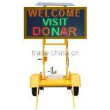 Trailer Mounted Color Message Sign