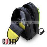 BUBM New Arrived Black Custom Nylon Removable Backpack Laptop Bags for 15inch
