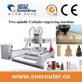 Professional Rotary Engraving Machine for Engraving Buddha Statue