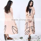 summer Linen dress for fat woman