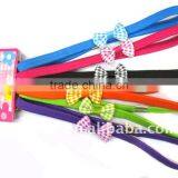 Gridiron Bowknot Stretch Elastic Hair Band FCK-118550035 thumbnail-1