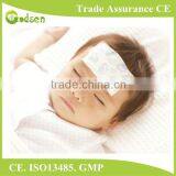 Chinese Natural herbal baby fever cooling gel patch