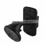For All Mobile Phone With Suction Cup Deesign Leather Grain Universal Windshield Mount Holder Car Holder thumbnail-2