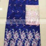 Haniye 2016 Nigerian George Fabric With Blouse/ Raw Silk George in Switzerland Wholesale Indian George Lace Fabric/PLG03-10 thumbnail-3