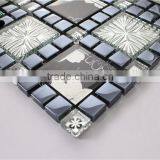 SMP26 Small and Big Square Mosaic Crystal Glass Mosaic Tiles Interior Wall Decoration Mosaic thumbnail-4