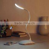 Rechargeable Dimmable Touch Sensor LED Book Reading Light LED Table Lamp