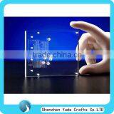 Rectangular Display Plaque Acrylic Material Electronic Usage Elaborate Milling Sheet