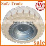 Flat Free New Design Non-marking Solid Skid Steer Tire Rims 10-16.5