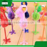 Promotional Wholesale Cheap Funny Cartoon School Office Stationery Mini Plastic Ostrich Roller Ball Point Pen thumbnail-4