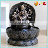 Bright Black India God Water Fountain With Led Light thumbnail-3