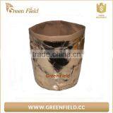 Golden Washable Bag Rolled Packing, Sack Metallic Color Keeper in Kraft thumbnail-5