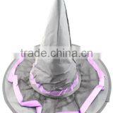Party Halloween Decorative Top Witch Hat With Lace thumbnail-2