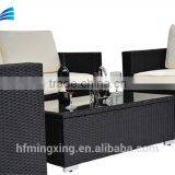 4 Piece Rattan Cafe Table and Chair Set thumbnail-5
