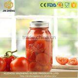 Ball Regular Mouth Glass Mason Jar With Strong Reusable Straws thumbnail-1