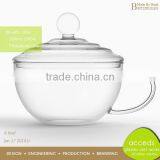 Clear Fancy Glass Candy Canister With Glass Lid thumbnail-5