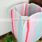 Colorful Laundry Hamper Folding and Fabric Collapsible Large Storage Bins With Lid thumbnail-2