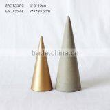 Cone Shape Plain or Bare Concrete Interior Decoration Items thumbnail-5