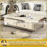 High Gloss Modern Design New Marble Center Table Coffee Table thumbnail-3