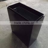 Arlau Outdoor Colored Metal Trash Can thumbnail-2