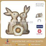 12 Inch Resin Souvenir Art Supply Home Decoration Rabbit Figurine Lifelike Animal Statues thumbnail-3