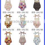 Baby Boutique Outfit Tassel Fringe Floral Bubble Romper thumbnail-5