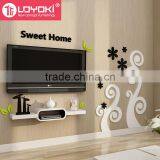 Original Design Home Accessories 3d Wall Decoration Wall Sticker Creative Wood Flower Wall Murals Home Decor thumbnail-4