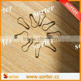 Antique Color Hot Sale Metal Pear Safety Pin for Children Cloth Decor thumbnail-2