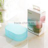Candy Color Rectangular Sponge Soap Box /plastic Soap Tray /plastic Soap Box thumbnail-1