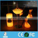 Round Table With Glass Top Nightclub/ KTV/ Led Coffee Table thumbnail-1