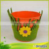 Flannelette Decorative New Colored Metal Watering Can Flower Pot thumbnail-5