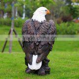 Outdoor Garden Decoration Resin Craft Eagle Fiberglass Animals for Sale thumbnail-2