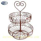 3 Tier Fruit Vegetable Cart With Basket Rack Trolley Rack thumbnail-1