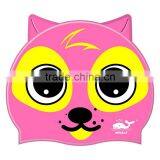 Kids Catoon Swim Cap With 100%silicone, Animal Swim Cap thumbnail-2