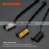 Professional Nylone Brush Steel Brish Brass Brush 3Pcs Brush Set thumbnail-2