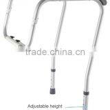 Adjustable Metal White Stand Alone Toilet Safety Rails thumbnail-4