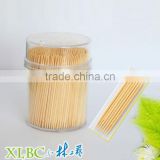 Nature Eco-friendly PP middle ruber jar bamboo toothpicks