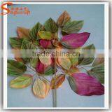 Factory Wholesale Artificial Big Green Leaves for Decoration thumbnail-2