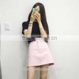 Wholesale Korean Step Skirt Package Hip Skirt Hot Girls Red Short Skirts Girls Wear Sexy Tight Skirt thumbnail-3