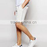 High Quality New Design Custom Raw Hem Drawstring Waist Poly Cotton Breathable Black Men's Sweat Summer Gym Wear Fashion Shorts thumbnail-4