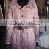 GZY wholesale women mixed down jacket for the winter