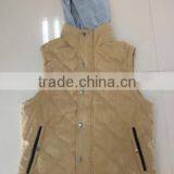 Factory Waistcoats Bulk Wholesale Vest With Hood Casual Mens Vests thumbnail-3