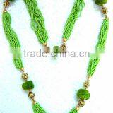 Green Bead Necklaces thumbnail-1