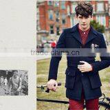 Young Fashion Winter Wool Men Long Coat Design thumbnail-3