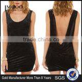 MGOO Latest Custom Made Fashion Women Satin Bobycon Dress Sheath Prom Dress Plus Size Backless Dress D605 thumbnail-5