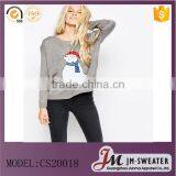 Fashion Christmas Pullover Hooded Sweater For Women thumbnail-1