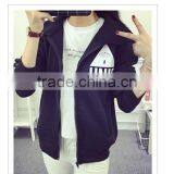 Wholesale Life Women Zipper Jacket Sweatshirt Without Hood thumbnail-1