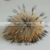 DIY 13cm Real Raccoon Fur Pompoms Fur Balls for Knitted Beanies Keychain and Scarves Shoes Real Fur Pom Pom Wholesale thumbnail-6
