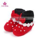 Wholesale Love Baby Crochet Baby Booties Kids Winter Shoes With Bow LBS20151223-35 thumbnail-3