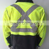 Two-color High Visibility Polar Jacket With Reflective Tapes Meet AS/NZ 1906.4:2010 thumbnail-2