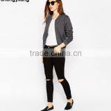 Wholesale High Quality Fashion Jacket for Women Guangzhou Garment Factory thumbnail-4